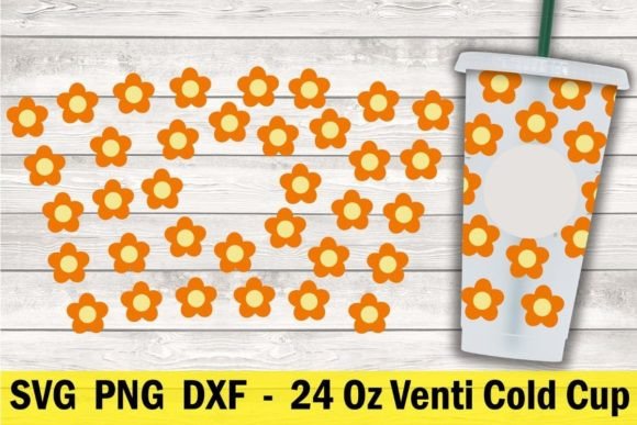 Daisy Flower Cup Wrap