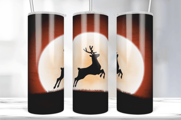 Deer Tumbler Wrap 20 Oz Tumbler