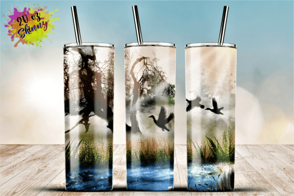 Duck Hunting Gift 20oz Wrap Tumbler