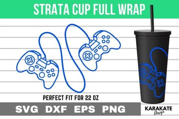Game Controller, 22 Oz Strata Cup Wrap