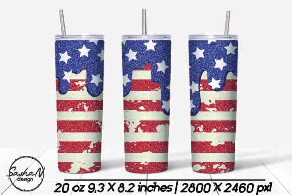 Patriotic Sublimation Tumbler 20 Oz