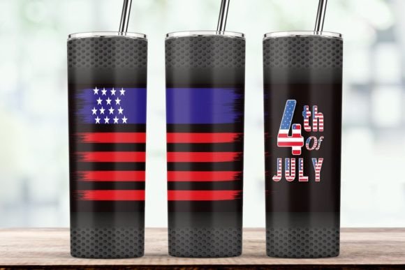 USA Independence Day 20oz Skinny Tumbler